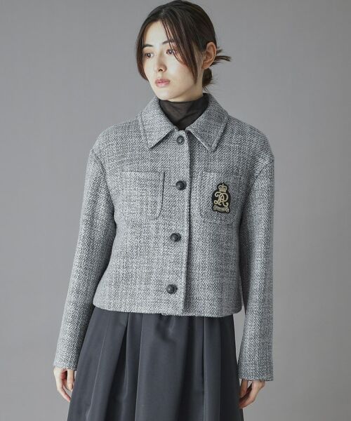 DRESSTERIOR / ドレステリア レザーブルゾン・ジャケット | エンブレムショートブルゾン | 詳細10