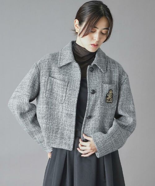 DRESSTERIOR / ドレステリア レザーブルゾン・ジャケット | エンブレムショートブルゾン | 詳細12