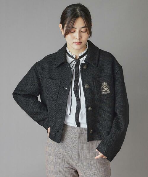 DRESSTERIOR / ドレステリア レザーブルゾン・ジャケット | エンブレムショートブルゾン | 詳細15