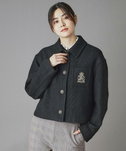 DRESSTERIOR / ドレステリア レザーブルゾン・ジャケット | エンブレムショートブルゾン | 詳細19