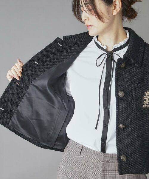 DRESSTERIOR / ドレステリア レザーブルゾン・ジャケット | エンブレムショートブルゾン | 詳細22