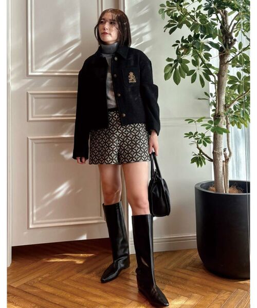 DRESSTERIOR / ドレステリア レザーブルゾン・ジャケット | エンブレムショートブルゾン | 詳細27