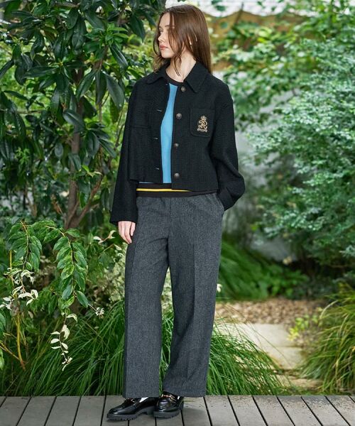 DRESSTERIOR / ドレステリア レザーブルゾン・ジャケット | エンブレムショートブルゾン | 詳細5