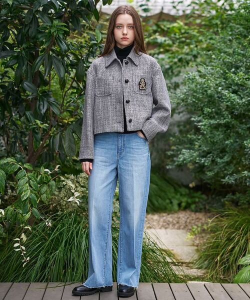 DRESSTERIOR / ドレステリア レザーブルゾン・ジャケット | エンブレムショートブルゾン | 詳細8