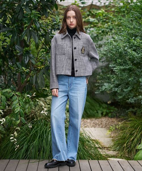 DRESSTERIOR / ドレステリア レザーブルゾン・ジャケット | エンブレムショートブルゾン | 詳細9