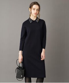 DRESSTERIOR / ドレステリア ロング・マキシ丈ワンピース | ビジューカラーニットワンピース