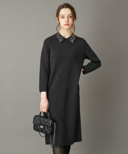 DRESSTERIOR / ドレステリア ロング・マキシ丈ワンピース | ビジューカラーニットワンピース | 詳細1