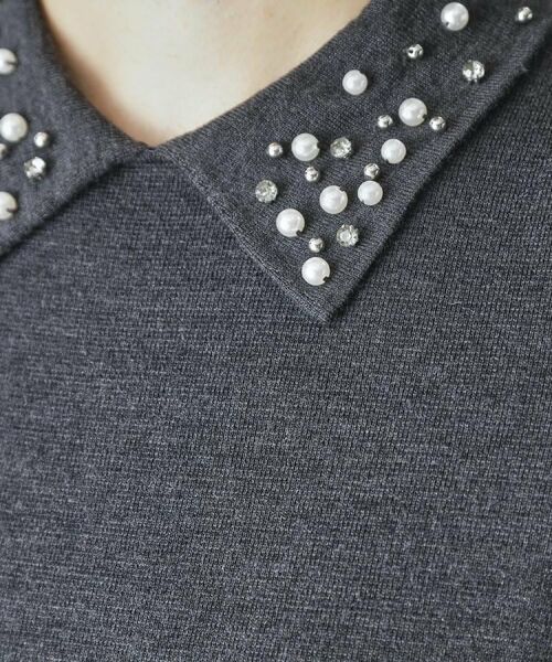 DRESSTERIOR / ドレステリア ロング・マキシ丈ワンピース | ビジューカラーニットワンピース | 詳細11