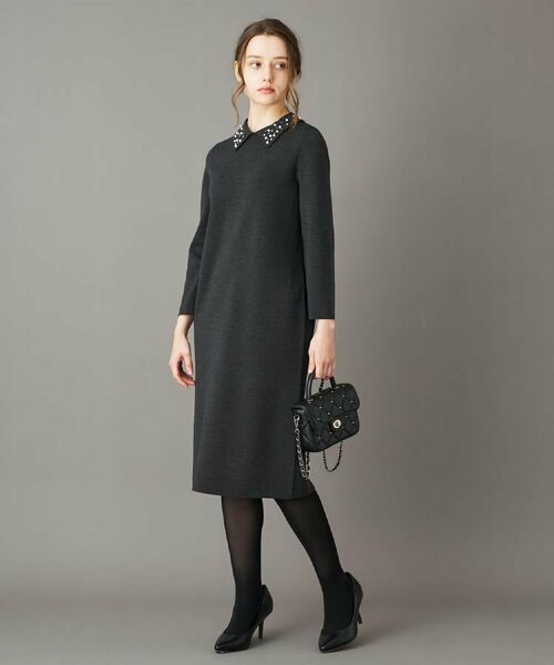 DRESSTERIOR / ドレステリア ロング・マキシ丈ワンピース | ビジューカラーニットワンピース | 詳細4