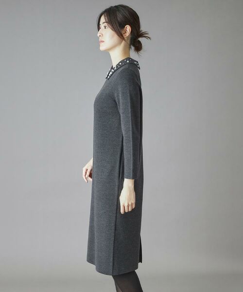 DRESSTERIOR / ドレステリア ロング・マキシ丈ワンピース | ビジューカラーニットワンピース | 詳細7