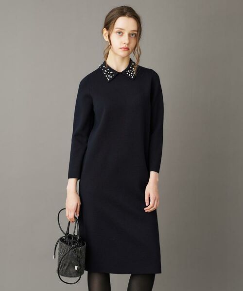 DRESSTERIOR/ドレステリア ビジューカラーニットワンピース ネイビー(094) 38(M) DRESSTERIOR/ドレステリア ビジューカラーニットワンピース ネイビー(094) 38(M)