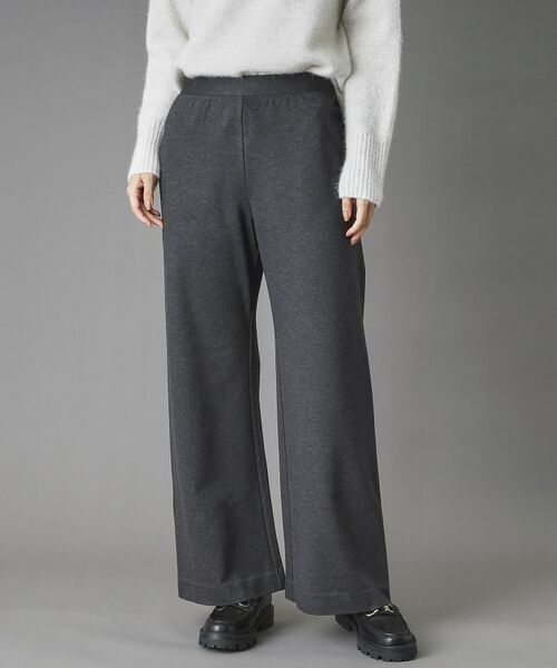 DRESSTERIOR / ドレステリア パンツ | ソフトサーモポンチイージーワイドパンツ(チャコールグレー(014))