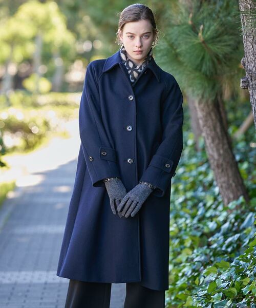 DRESSTERIOR / ドレステリア ステンカラーコート | Super110sウールステンカラーコート | 詳細1