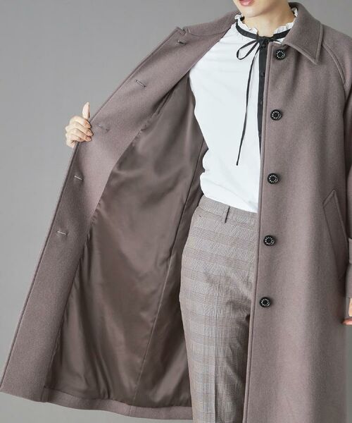 DRESSTERIOR / ドレステリア ステンカラーコート | Super110sウールステンカラーコート | 詳細29