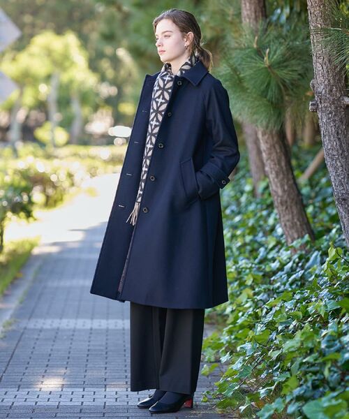 DRESSTERIOR / ドレステリア ステンカラーコート | Super110sウールステンカラーコート | 詳細9