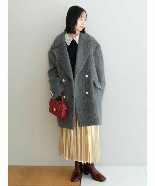 DRESSTERIOR / ドレステリア その他アウター | モヘヤ混シャギーチェスターコート | 詳細22