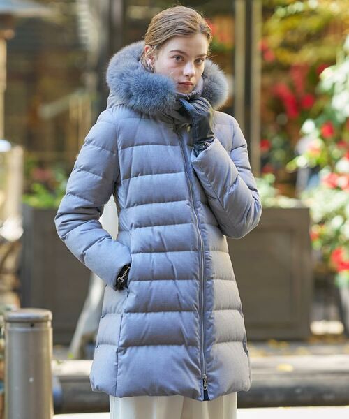 DRESSTERIOR / ドレステリア ダウンジャケット・ベスト | 【CLASSY.12月号掲載/フード＆ファー取り外し可】ブルーFOXファー ホワイトグースダウン | 詳細4