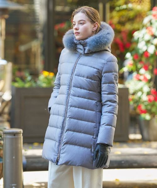 DRESSTERIOR / ドレステリア ダウンジャケット・ベスト | 【CLASSY.12月号掲載/フード＆ファー取り外し可】ブルーFOXファー ホワイトグースダウン | 詳細7