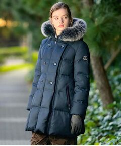 DRESSTERIOR / ドレステリア ダウンジャケット・ベスト | 【CLASSY.12月号掲載】ブルーFOXファーナポレオンホワイトグースダウン