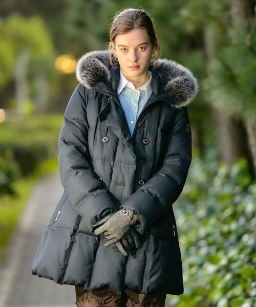 DRESSTERIOR / ドレステリア ダウンジャケット・ベスト | 【CLASSY.12月号掲載】ブルーFOXファーナポレオンホワイトグースダウン | 詳細16