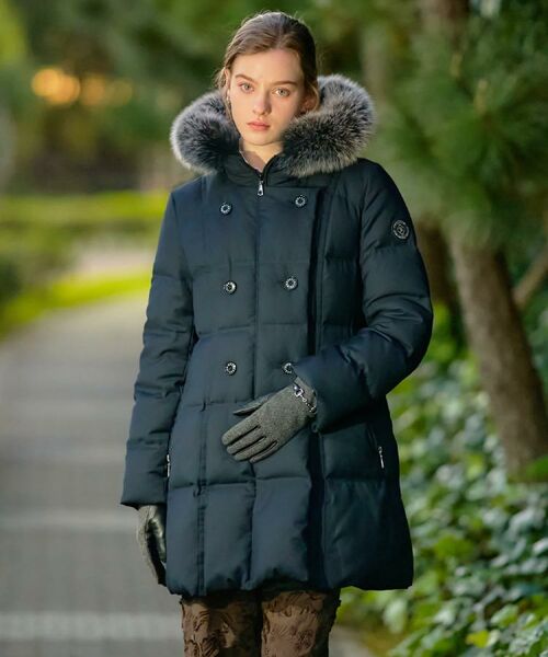 DRESSTERIOR / ドレステリア ダウンジャケット・ベスト | 【CLASSY.12月号掲載】ブルーFOXファーナポレオンホワイトグースダウン | 詳細17