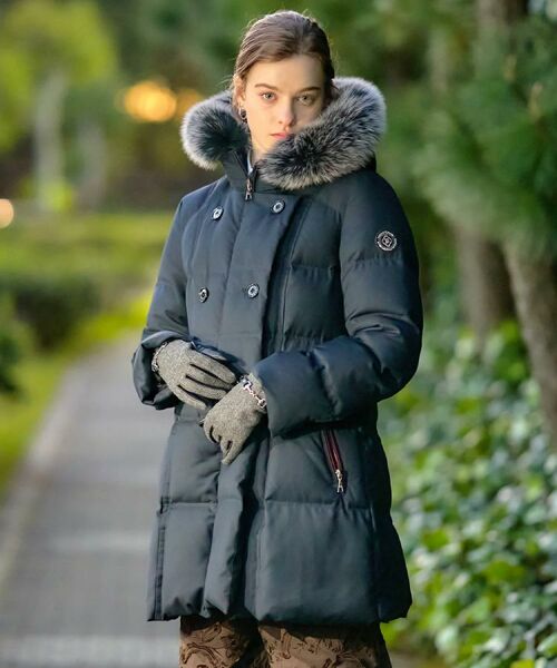 DRESSTERIOR / ドレステリア ダウンジャケット・ベスト | 【CLASSY.12月号掲載】ブルーFOXファーナポレオンホワイトグースダウン | 詳細18