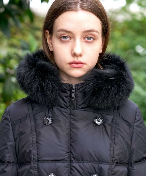 DRESSTERIOR / ドレステリア ダウンジャケット・ベスト | 【CLASSY.12月号掲載】ブルーFOXファーナポレオンホワイトグースダウン | 詳細9