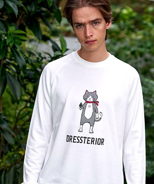 DRESSTERIOR / ドレステリア スウェット | 【大阪ルクア＆EC限定】キャット裏毛スウェット | 詳細4