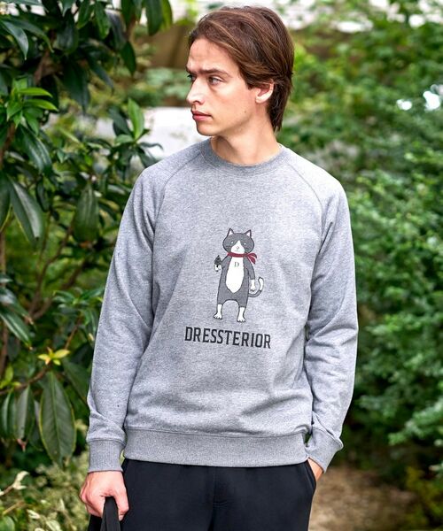 DRESSTERIOR/ドレステリア 【大阪ルクア&EC限定】キャット裏毛スウェット チャコールグレー(014) 92(L) DRESSTERIOR/ドレステリア 【大阪ルクア&EC限定】キャット裏毛スウェット チャコールグレー(014) 92(L)
