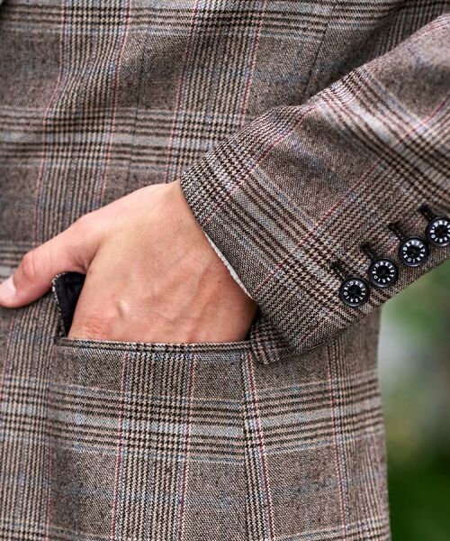 DRESSTERIOR / ドレステリア テーラードジャケット | 【セットアップ可】ヨーロピアン グレンチェックジャケット | 詳細10
