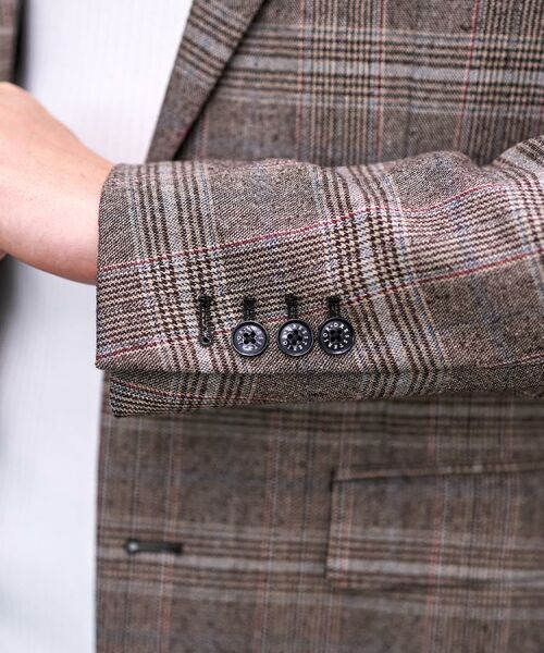 DRESSTERIOR / ドレステリア テーラードジャケット | 【セットアップ可】ヨーロピアン グレンチェックジャケット | 詳細12