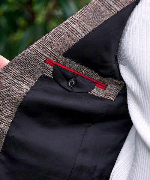 DRESSTERIOR / ドレステリア テーラードジャケット | 【セットアップ可】ヨーロピアン グレンチェックジャケット | 詳細14