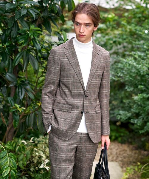 DRESSTERIOR / ドレステリア テーラードジャケット | 【セットアップ可】ヨーロピアン グレンチェックジャケット | 詳細4