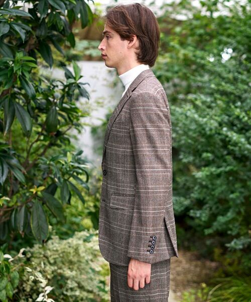 DRESSTERIOR / ドレステリア テーラードジャケット | 【セットアップ可】ヨーロピアン グレンチェックジャケット | 詳細6
