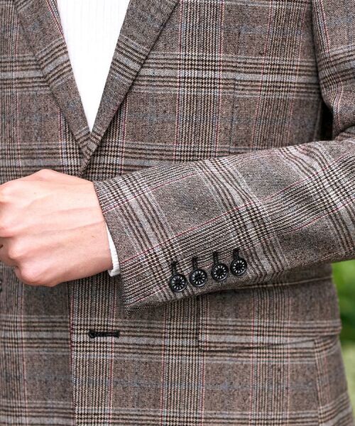 DRESSTERIOR / ドレステリア テーラードジャケット | 【セットアップ可】ヨーロピアン グレンチェックジャケット | 詳細9