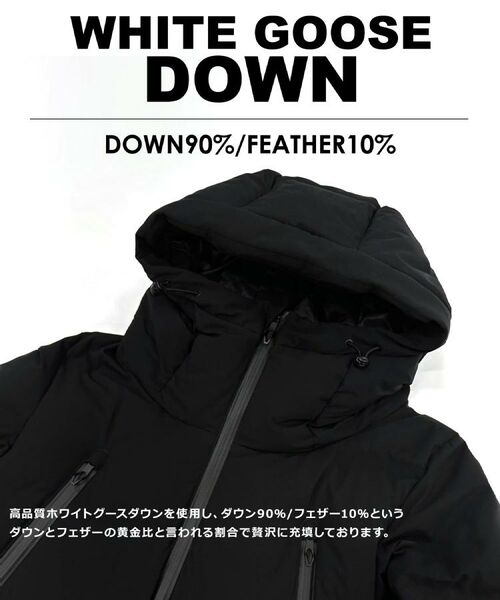 DRESSTERIOR / ドレステリア ダウンジャケット・ベスト | 【700フィルパワー/高品質ダウン/Safari12月号掲載】ホワイトグース ホットメルトダウンMark2 | 詳細1