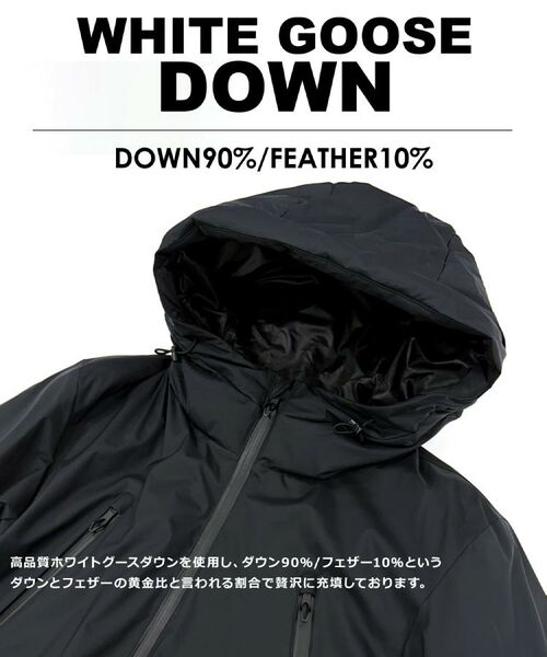 DRESSTERIOR / ドレステリア ダウンジャケット・ベスト | 【700フィルパワー/高品質ダウン】ウォータープルーフ ホワイトグースダウン | 詳細1