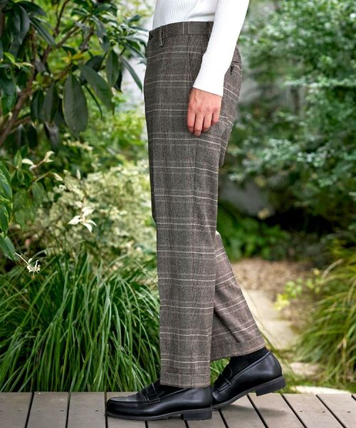 DRESSTERIOR / ドレステリア パンツ | 【セットアップ可】ヨーロピアン グレンチェックトラウザーズ | 詳細5