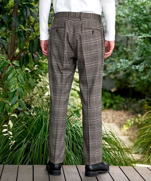 DRESSTERIOR / ドレステリア パンツ | 【セットアップ可】ヨーロピアン グレンチェックトラウザーズ | 詳細6