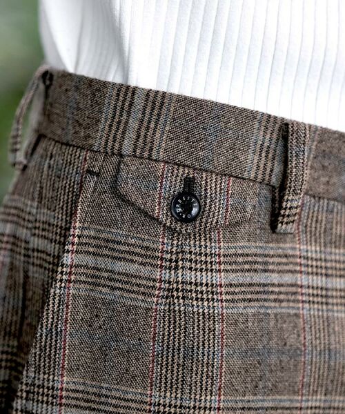 DRESSTERIOR / ドレステリア パンツ | 【セットアップ可】ヨーロピアン グレンチェックトラウザーズ | 詳細8