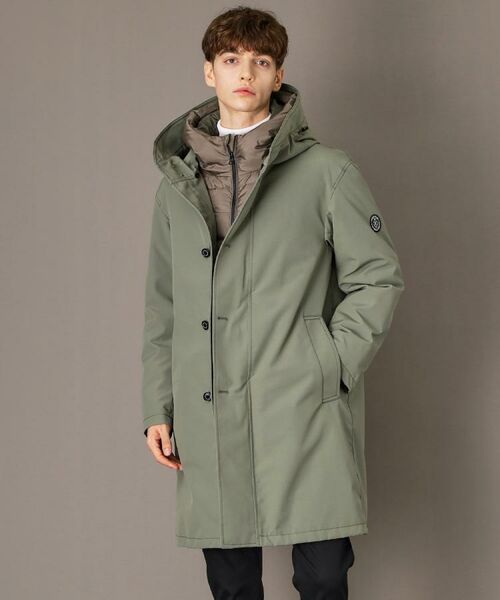 DRESSTERIOR/ドレステリア 【3WAY/撥水素材/インナー付/Safari12月号/Begin12月号掲載】3WAYダウンコート オリーブグリーン(026) 90(S)