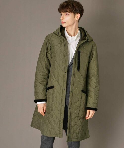 DRESSTERIOR/ドレステリア キルティング フーデット コート オリーブグリーン(026) 91(M)