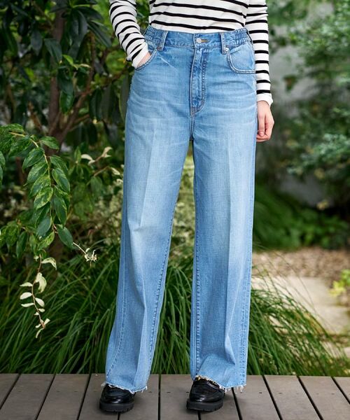 DRESSTERIOR/ドレステリア センタープレスストレートデニム ブルー(092) 34(SS) DRESSTERIOR/ドレステリア センタープレスストレートデニム ブルー(092) 34(SS)