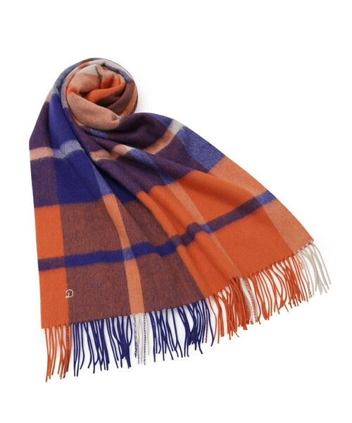 DRESSTERIOR / ドレステリア マフラー・ショール・スヌード・ストール | ウールブレンドチェックストール | 詳細1