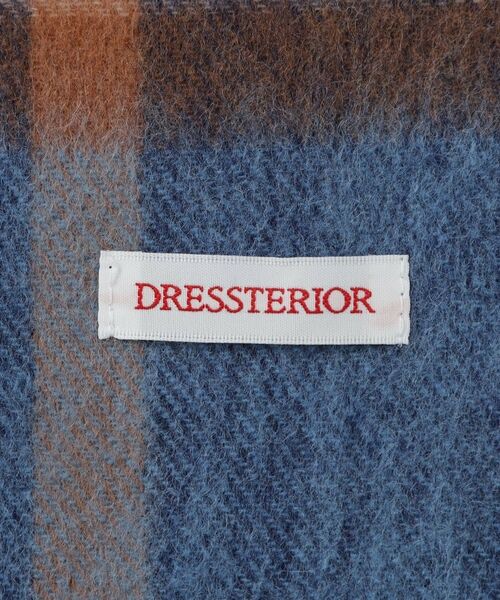 DRESSTERIOR / ドレステリア マフラー・ショール・スヌード・ストール | ウールブレンドチェックストール | 詳細3
