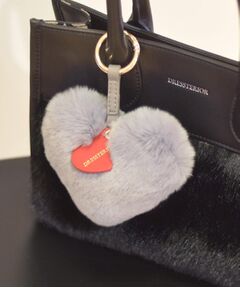 DRESSTERIOR / ドレステリア キーホルダー・ストラップ | ラビットファーハートチャーム