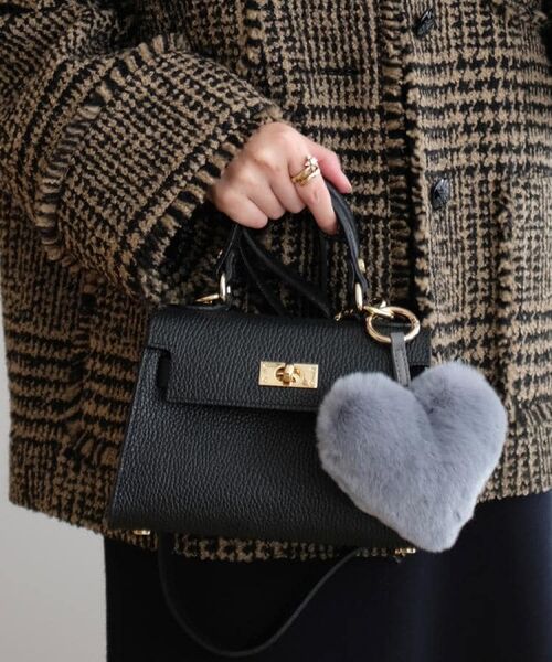 DRESSTERIOR / ドレステリア キーホルダー・ストラップ | ラビットファーハートチャーム | 詳細1