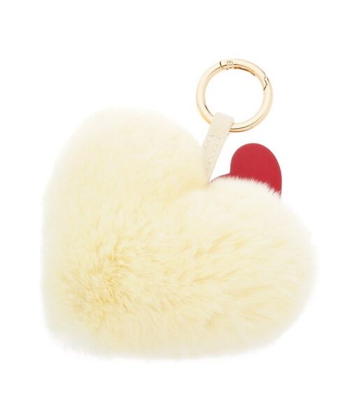 DRESSTERIOR / ドレステリア キーホルダー・ストラップ | ラビットファーハートチャーム | 詳細3