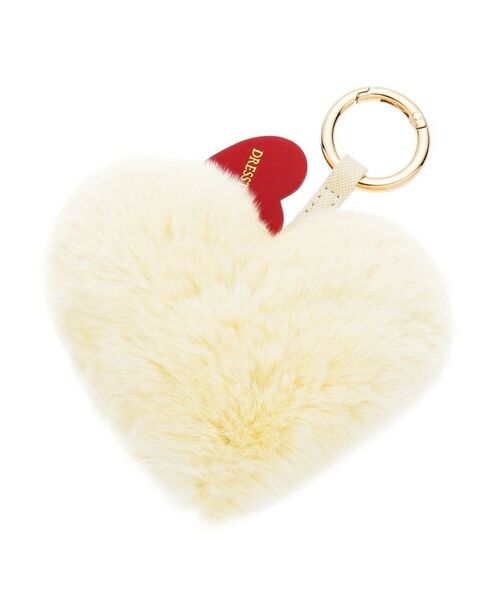 DRESSTERIOR / ドレステリア キーホルダー・ストラップ | ラビットファーハートチャーム | 詳細4