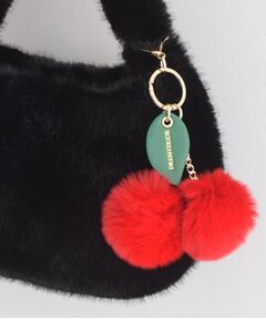 DRESSTERIOR / ドレステリア キーホルダー・ストラップ | ラビットファーチェリーチャーム